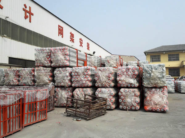 塔城网架成品待发